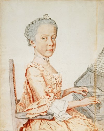 Portrait of Archduchess Maria Josepha of Austria by Jean Étienne Liotard